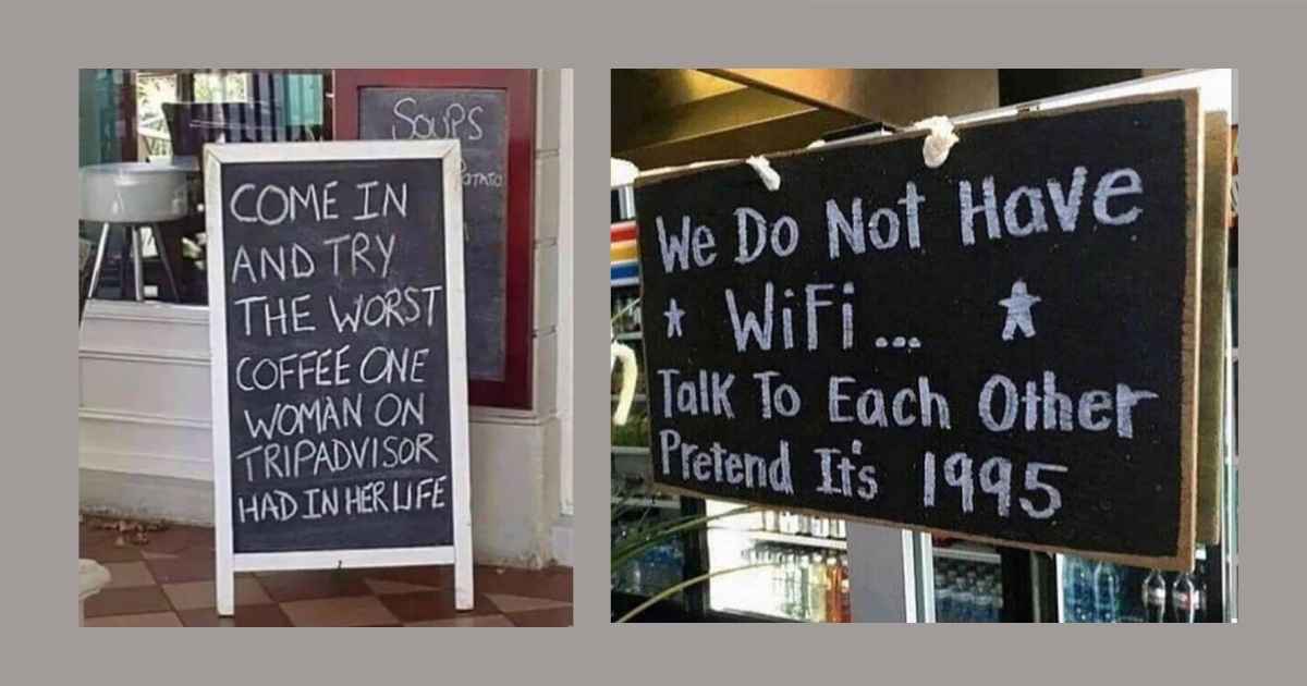 21 Funny and Clever Signs Making People Laugh